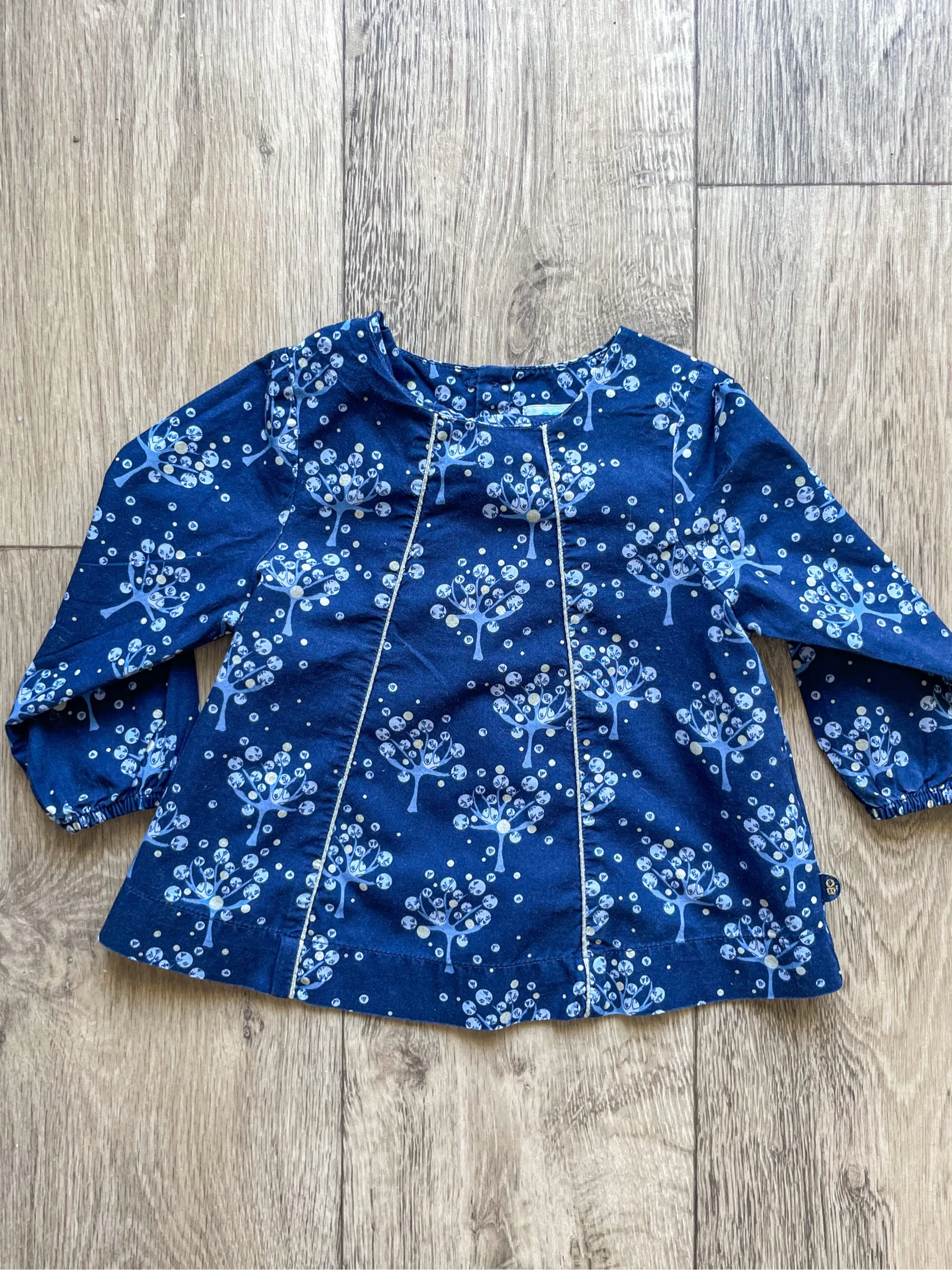 Blouse Obaïbi taille 12 mois 
